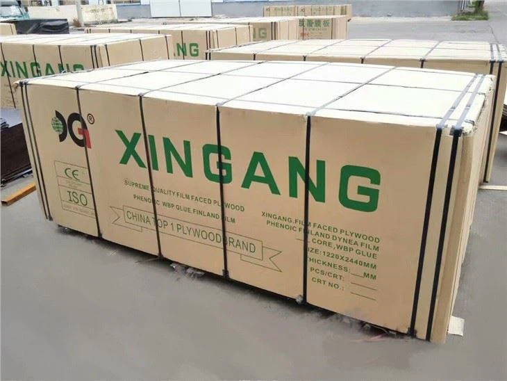 1220x2440mm 18mm Black Brown Red Film Faced Plywood Marine Grade Board Phenolic Board For Construction Usage