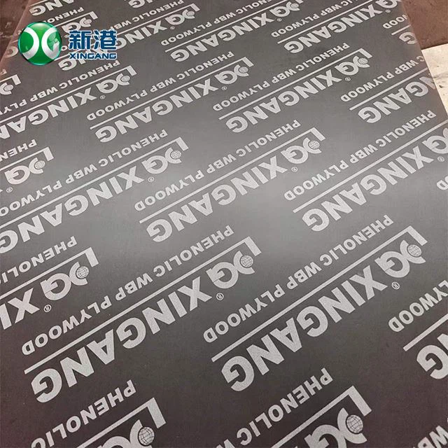 Marine Plywood Black Film Faced Plywood Water Proof Anti-slip
