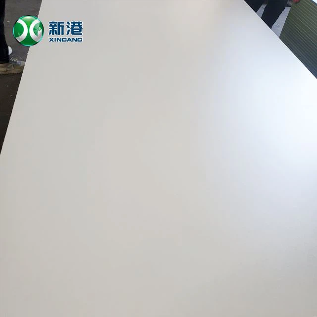 WhiTe Melamine furnir šperploča MDF koji se koristi za namještaj