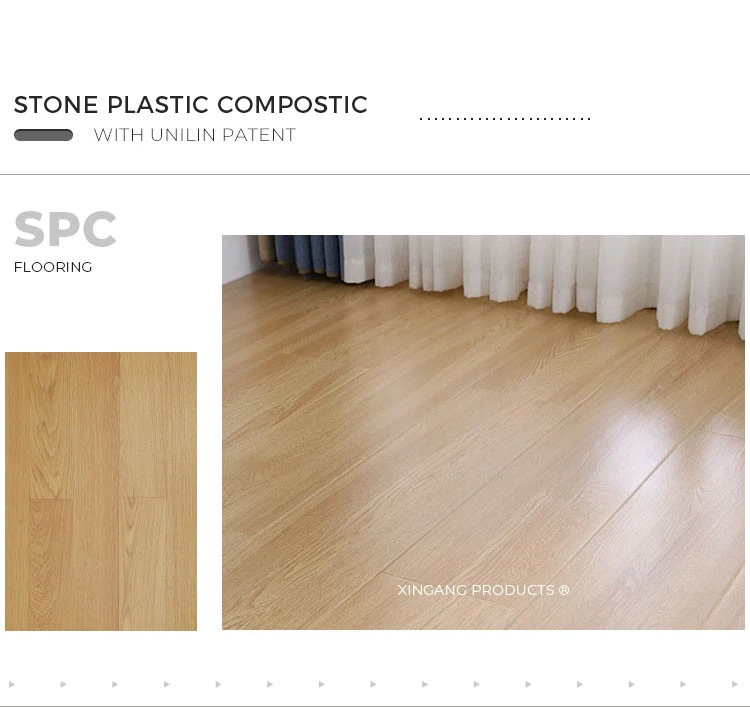 100% Waterproof 4mm 5mm Vinyl SPC Flooring Planks